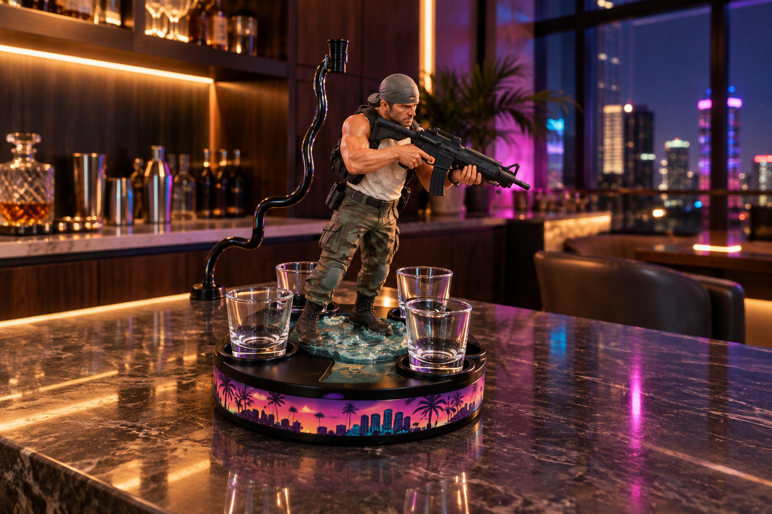 Jason 4-glass dispenser lifestyle view 2