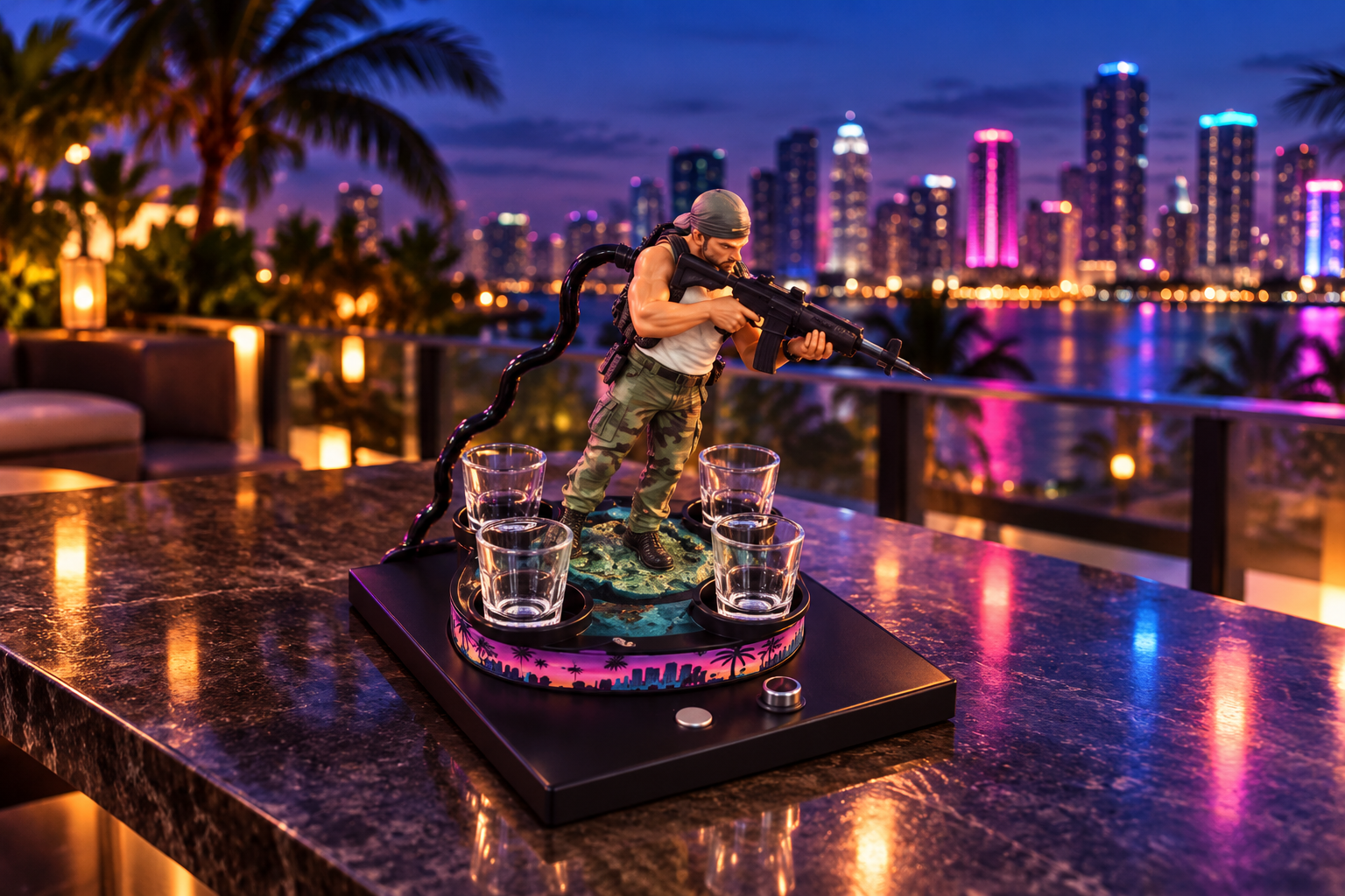 Jason 4-glass dispenser lifestyle view 3