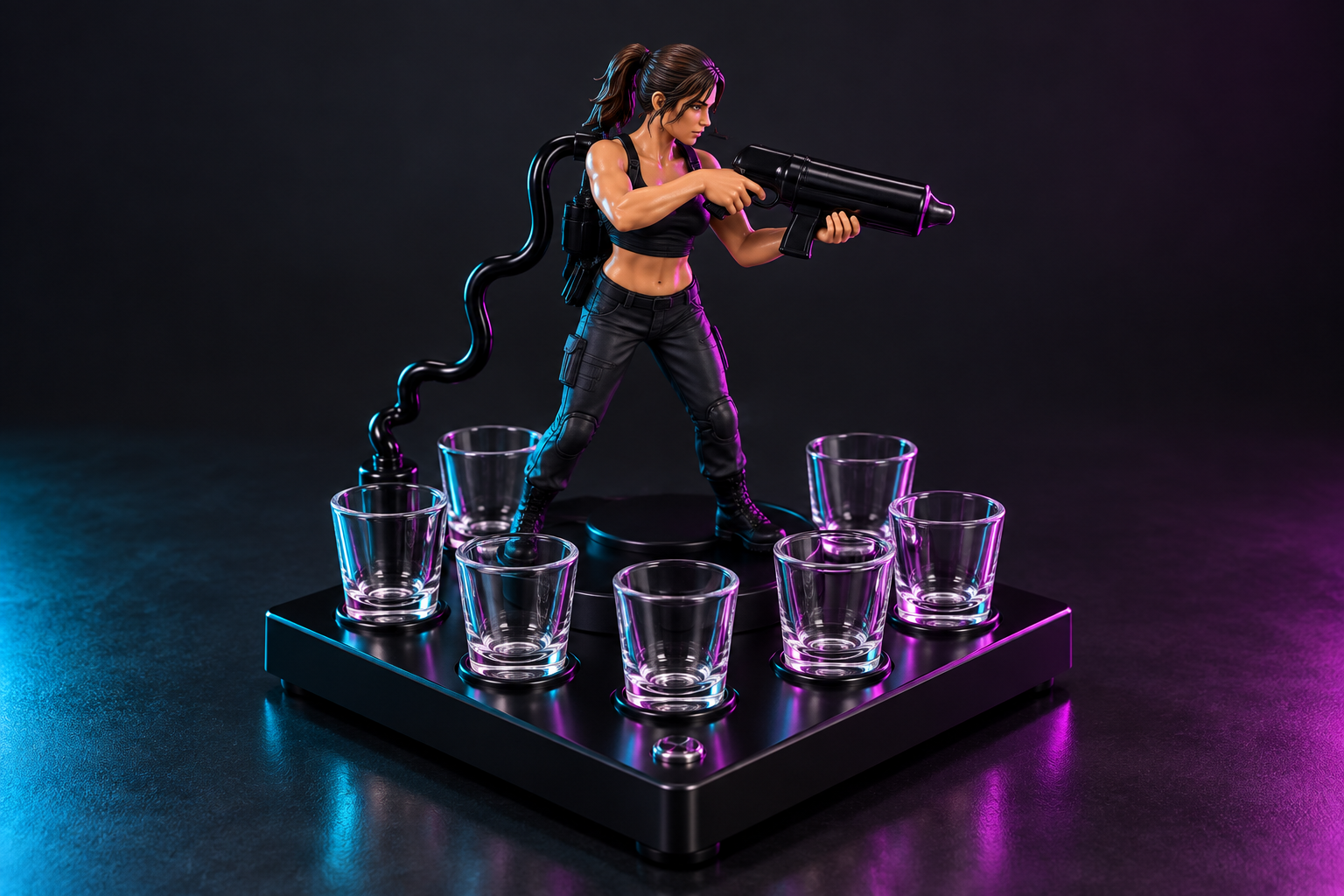 Lucia 7-glass dispenser lifestyle view 3